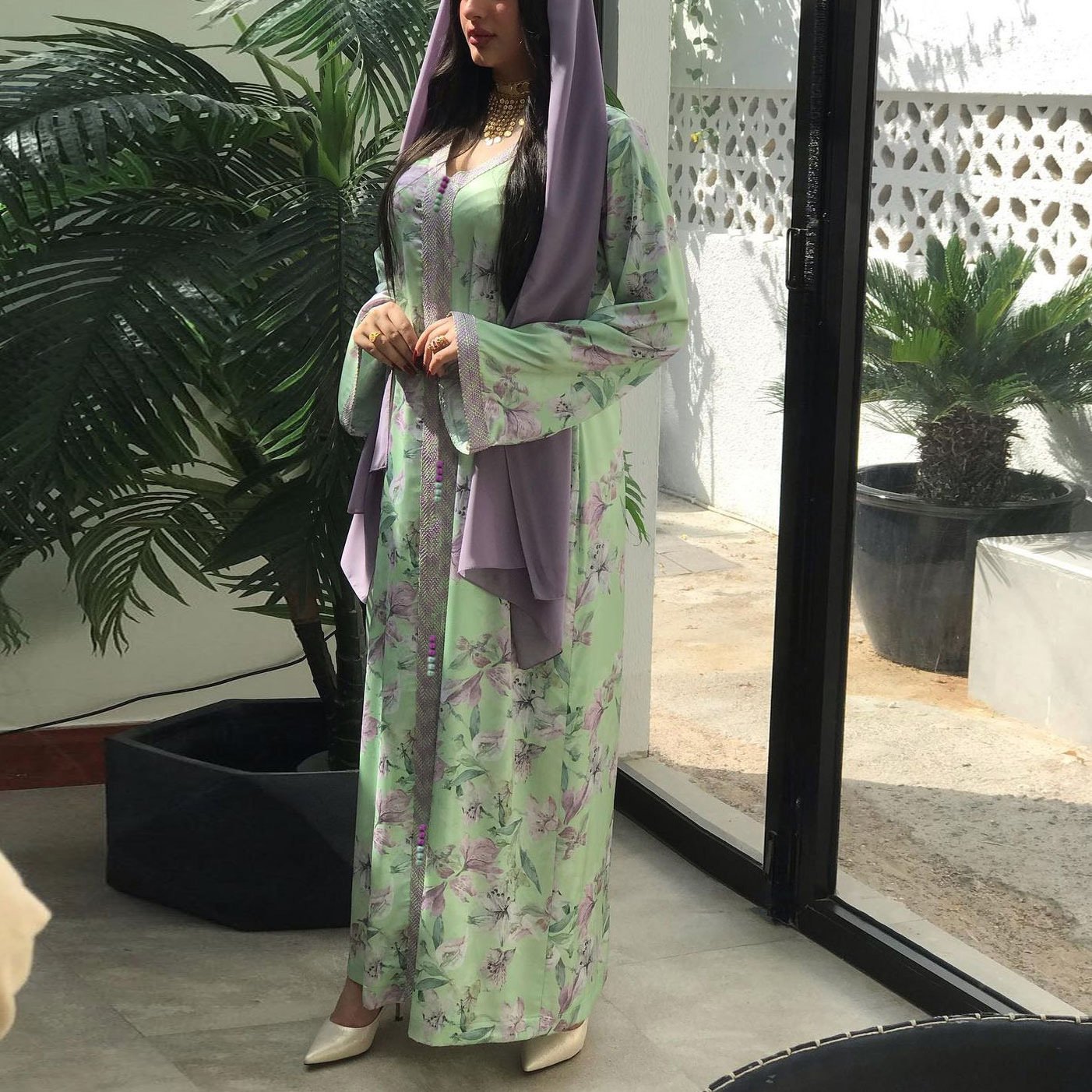 A-140 Abayas Dubai Clothing 2023 Turkey Kaftan Islamic Clothing Abaya Women Muslim Dresses