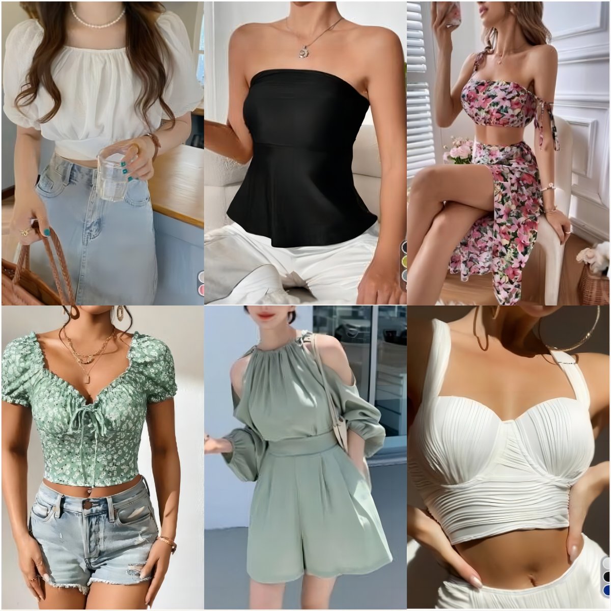 2024 Clearance Women's clothes wholesale casual dresses T-shirts mixed packaging random delivery stock clothing