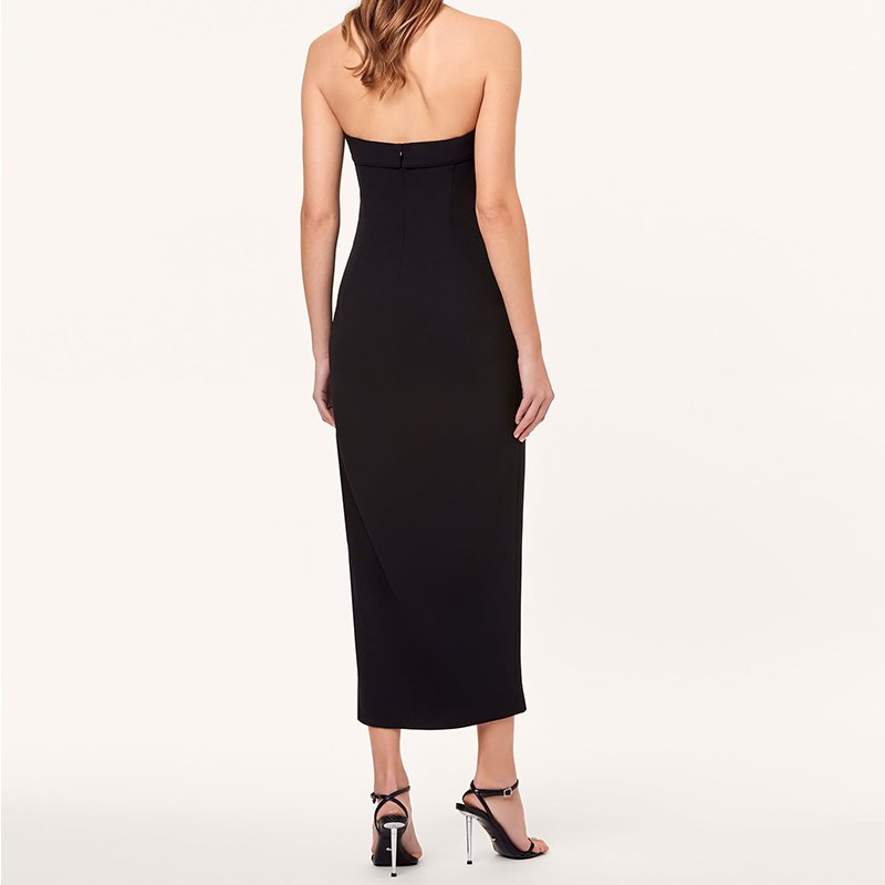 Customized Styles Boat Neck Hollow Out Side Split Evening Women's Dresses