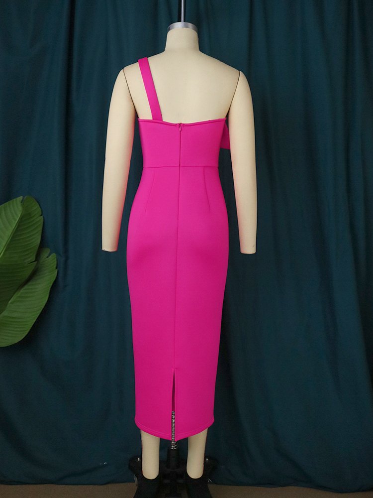 Sexy Party Wear Big Flower Spaghetti Strap Sweet Lady Cocktail Dress