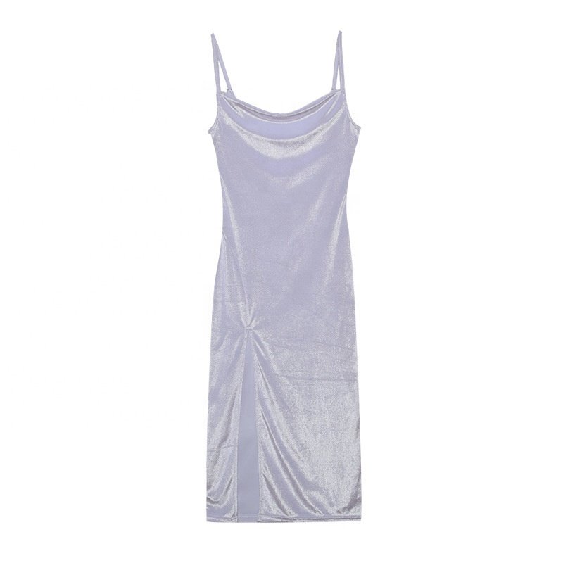 Sexy Slim-Fit Printed Chiffon Camisole Dress Eco-Friendly and Dry Cleaning Casual Dresses for Women