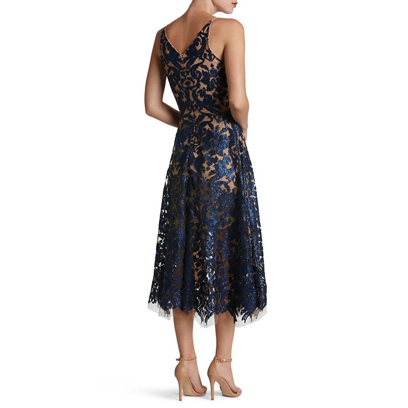 Most Popular High Quality Women'S Clothing Embellished Fit And Flare Dress Shimmering Sequins Dresses