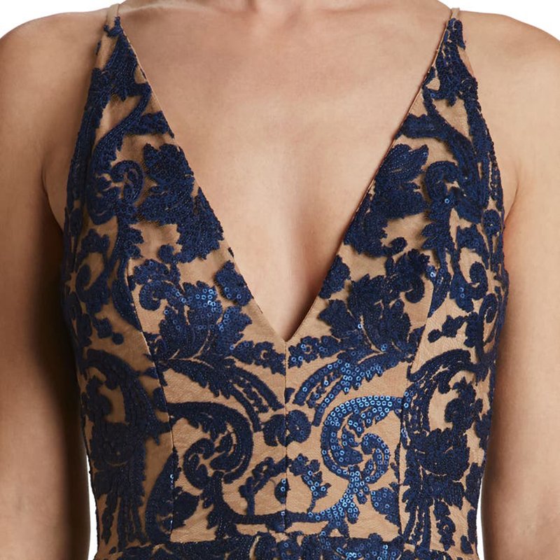 Most Popular High Quality Women'S Clothing Embellished Fit And Flare Dress Shimmering Sequins Dresses