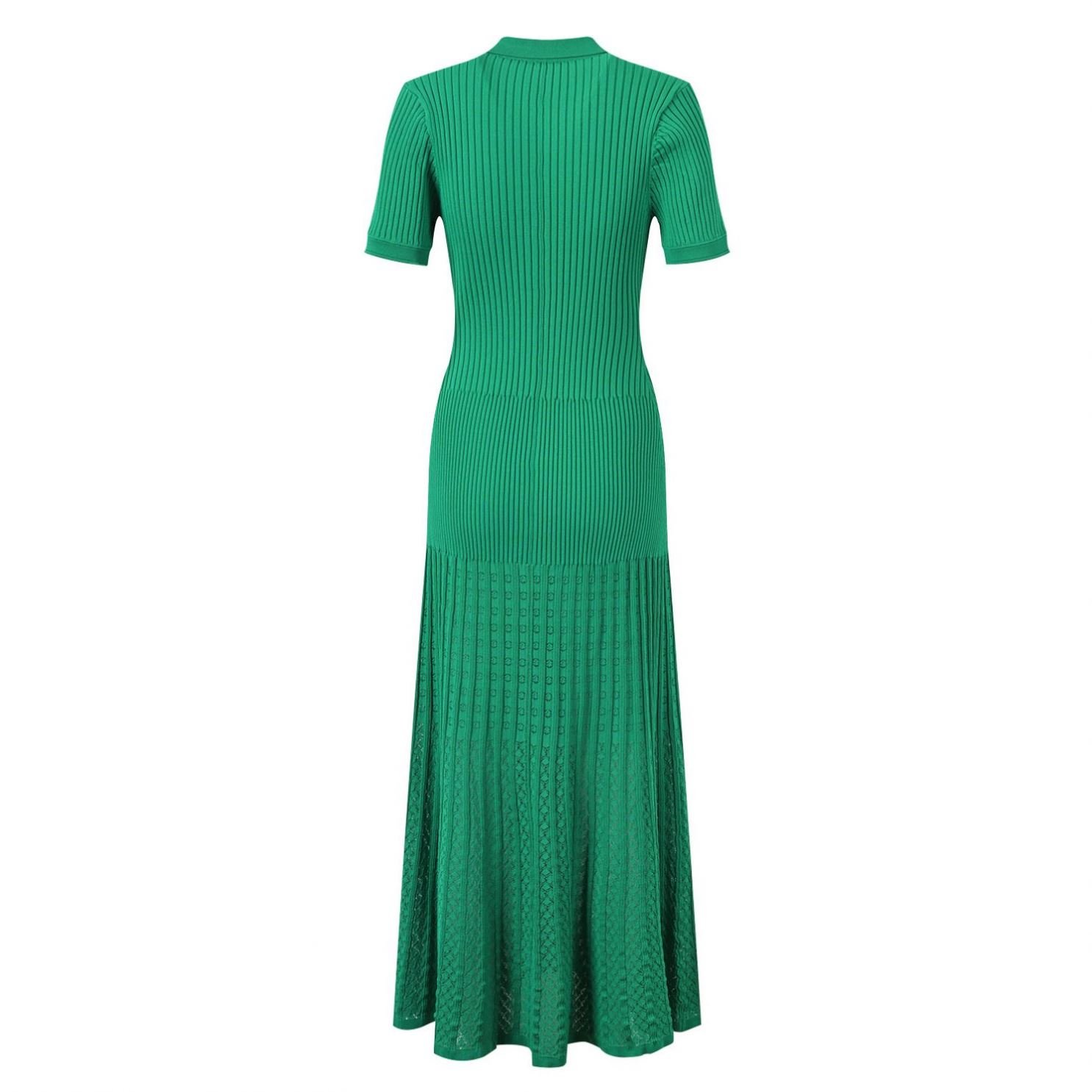 Bettergirl 2024 Ramadan Long Dress Short Sleeve Knitted Dress Fish Tail Midi Dress Slim Fit Ice Silk Full Summer Vintage Natural