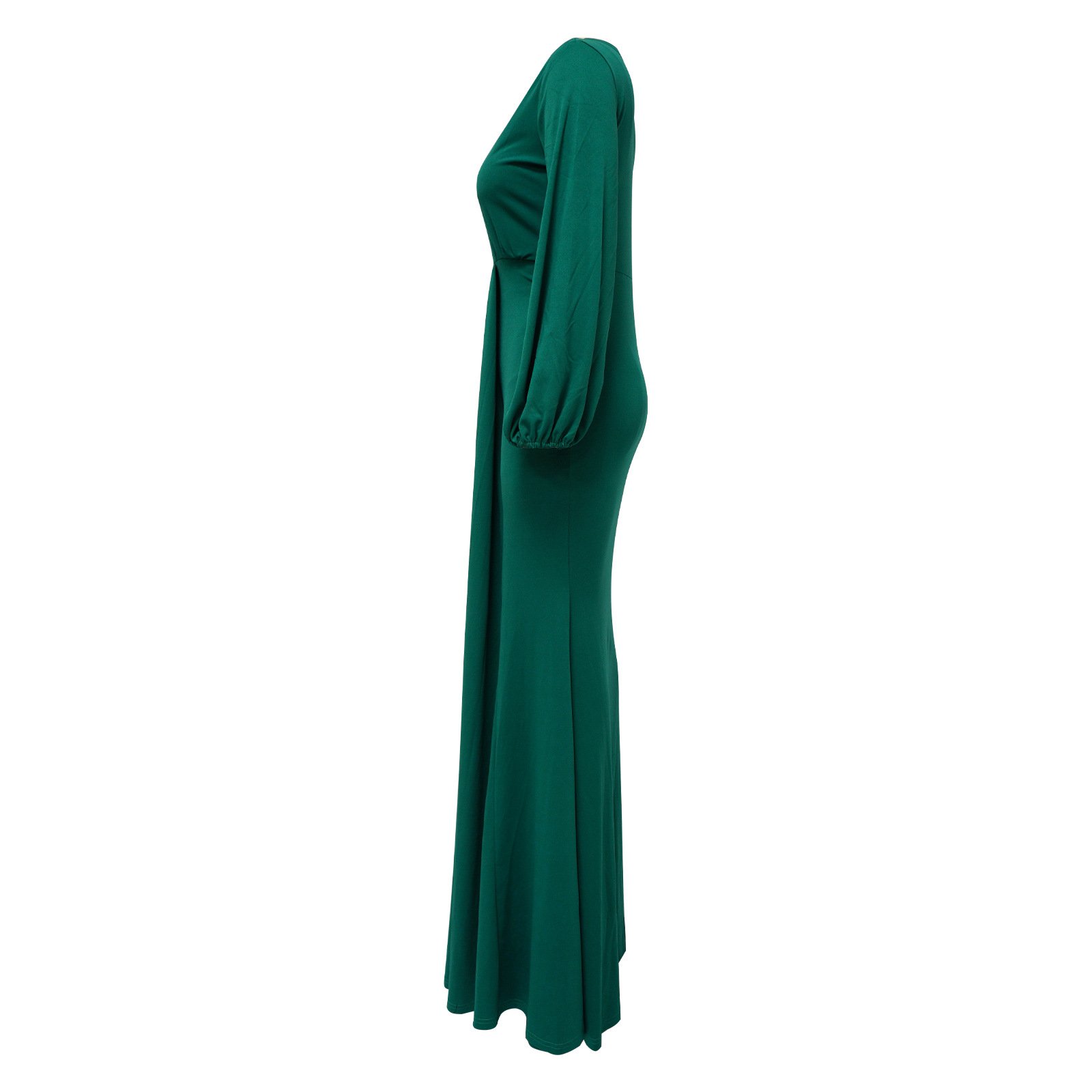 Plus Size Women's Elegant Casual Black Long Sleeve Bodycon Dress Evening Gowns For Women Dress Long
