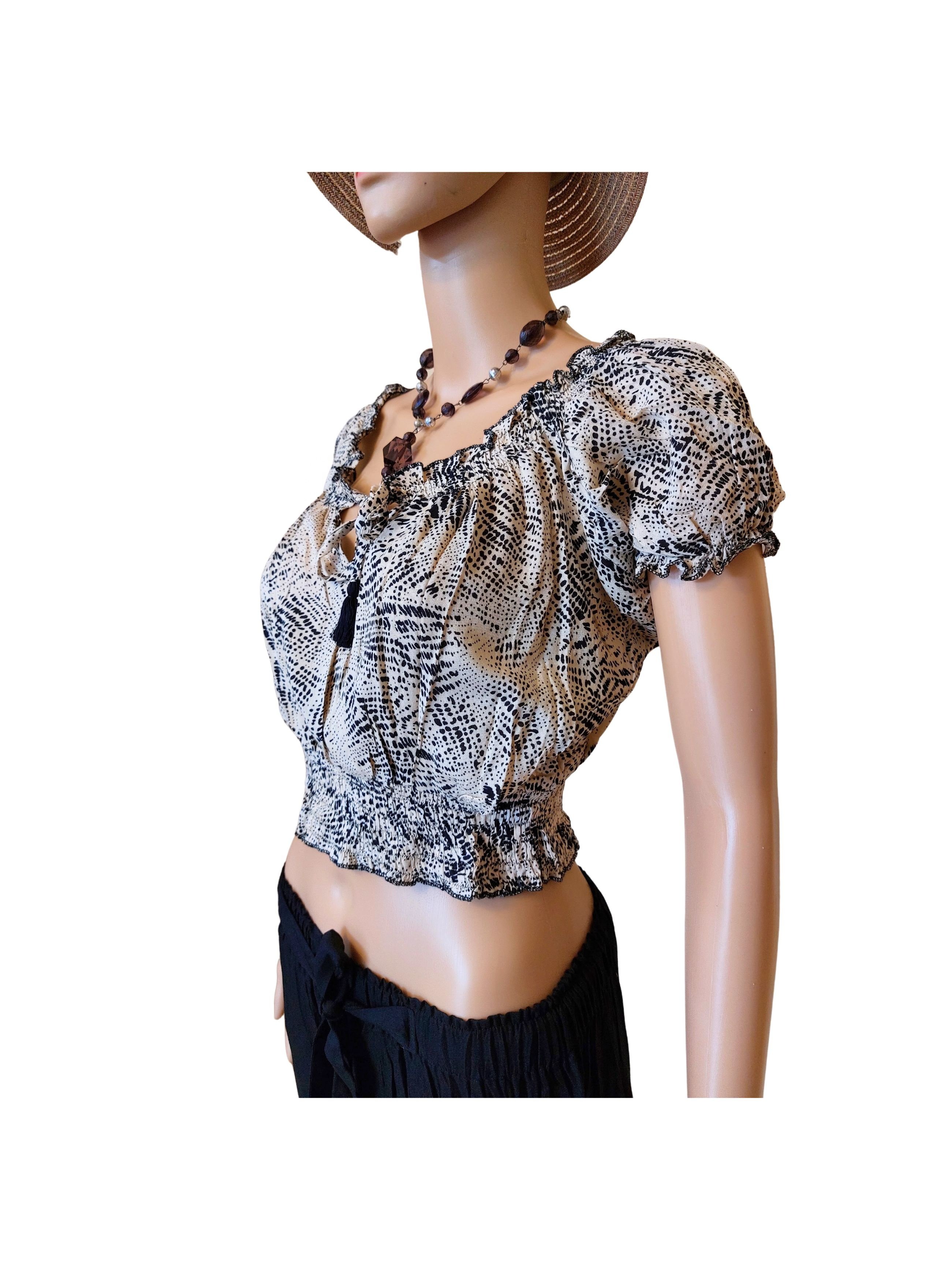 Summer fashion short blouses and shirts for women vintage short sleeve female shirts bohemian vacation wear wholesale