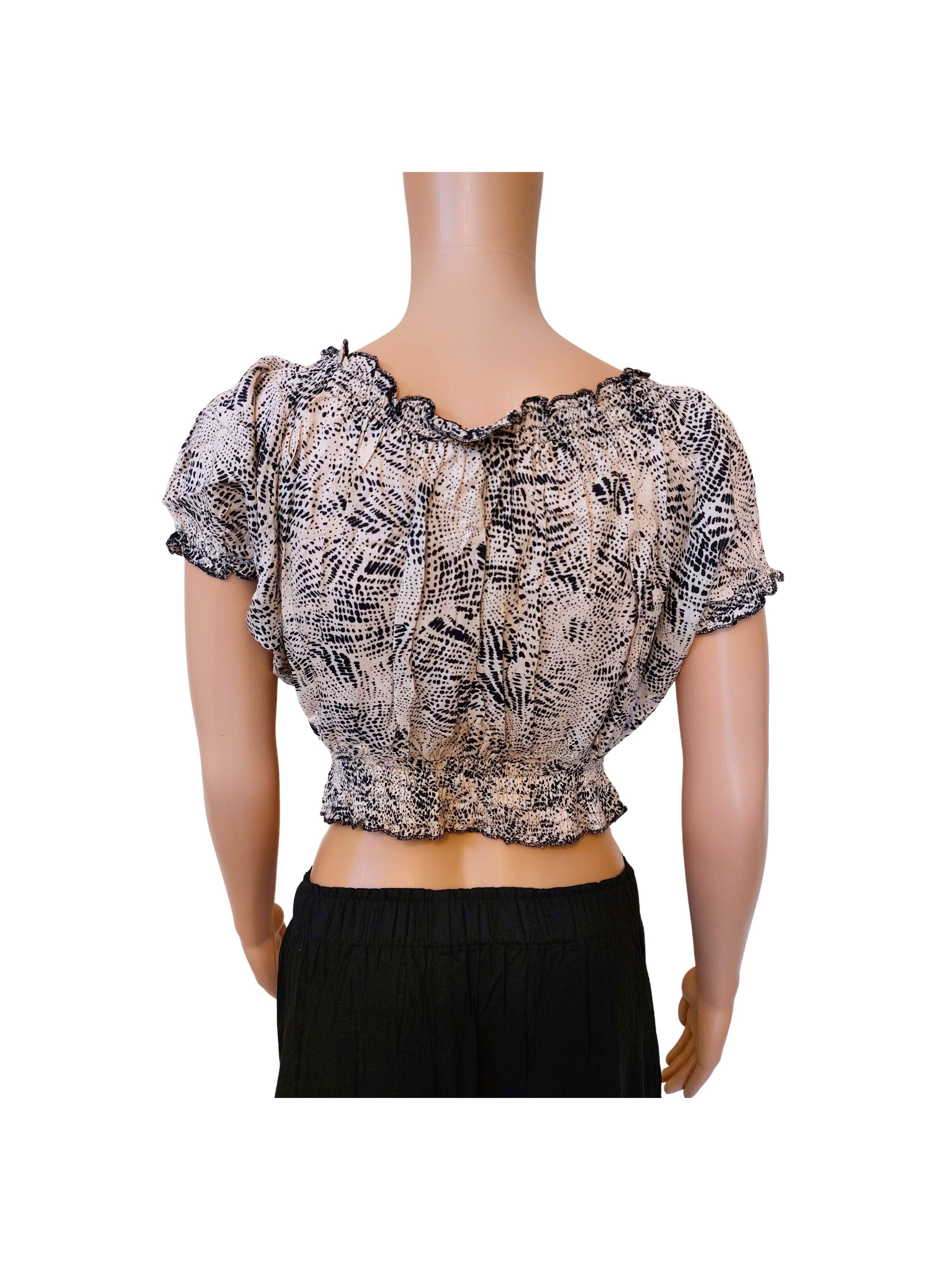 Summer fashion short blouses and shirts for women vintage short sleeve female shirts bohemian vacation wear wholesale