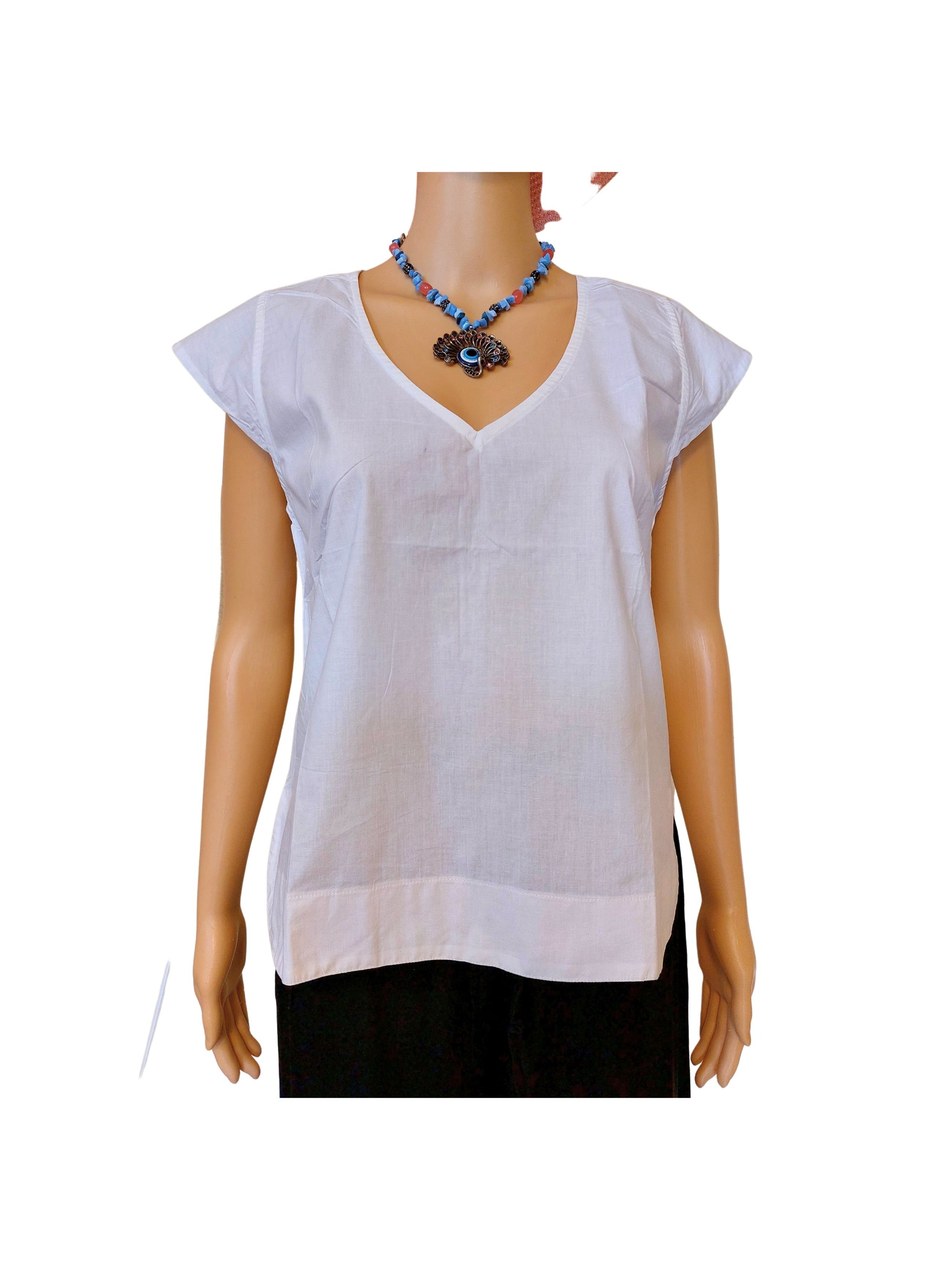 Summer fashion short blouses and shirts for women vintage short sleeve female shirts bohemian vacation wear wholesale