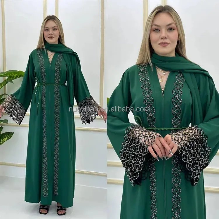 Latest Designs Robe Dubai Muslim Dress For Women Casual Islamic Clothing Long Dresses For Women