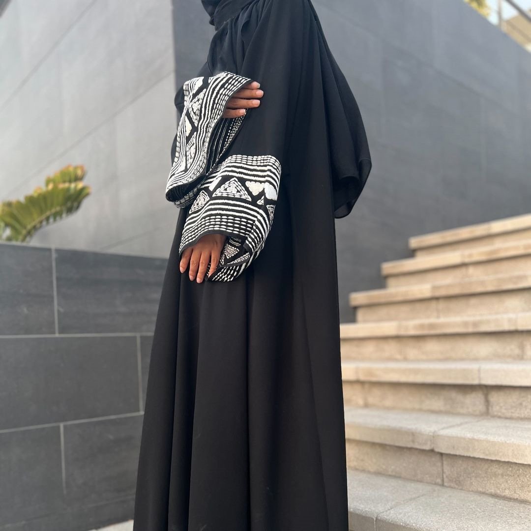 New Middle East Embroidery Clothing Dress Robe Muslim Dubai Women Loose Long Sleeve Dress Kaftan Arab Cardigan Open Front Abaya