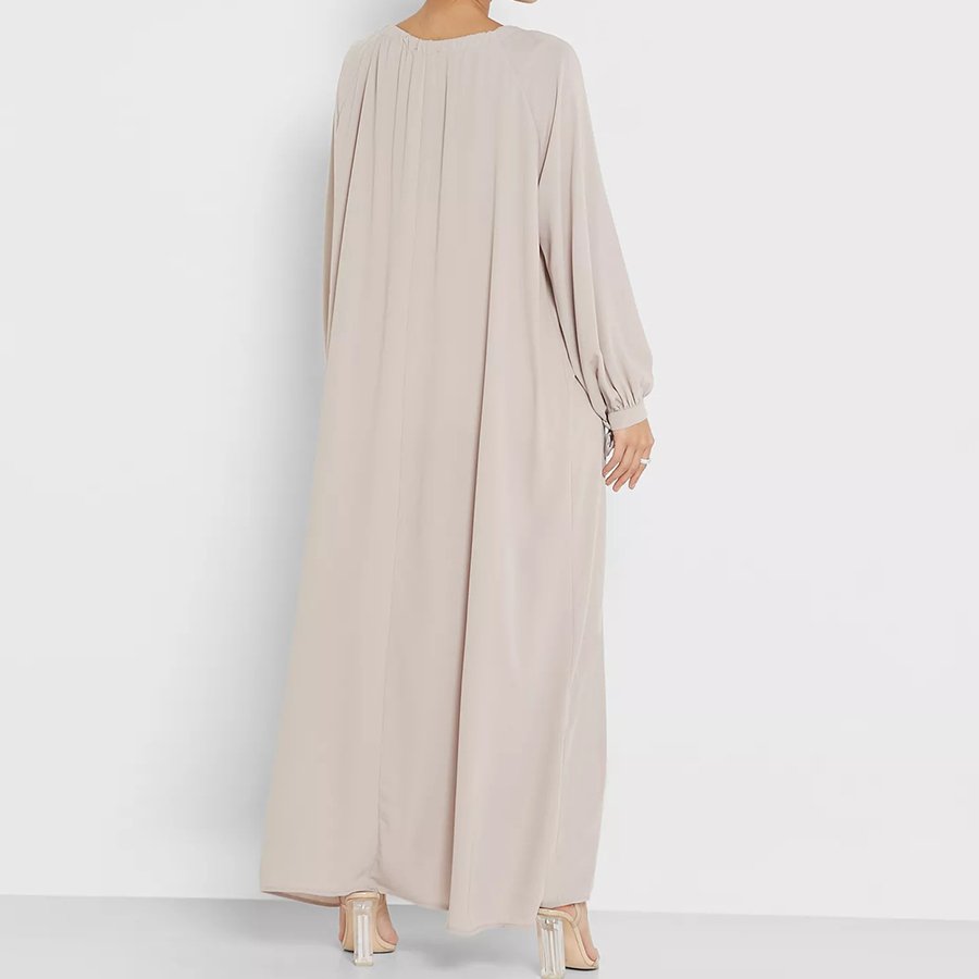 2023 New Arrival Loose Abaya Daily Design Muslim Casual Dresses Women Maxi Long Dress