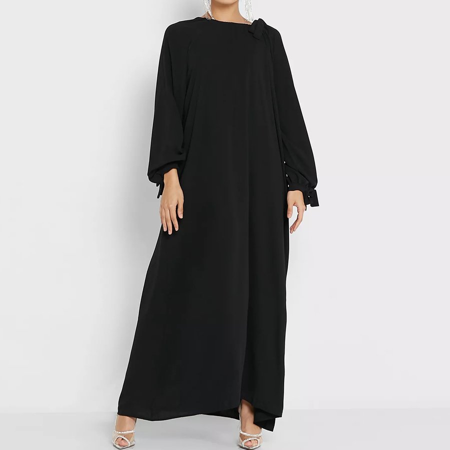 2023 New Arrival Loose Abaya Daily Design Muslim Casual Dresses Women Maxi Long Dress