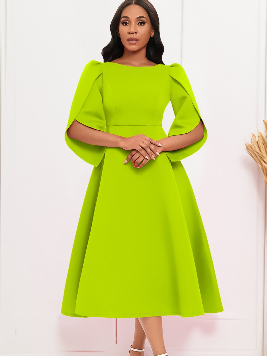 New women's clothing ladies party evening dresses temperament elegant fashion banquet skirt swing skirt african women dress