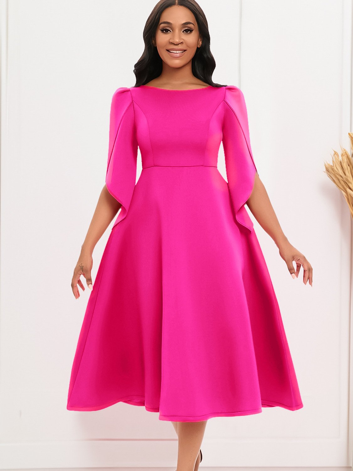 New women's clothing ladies party evening dresses temperament elegant fashion banquet skirt swing skirt african women dress