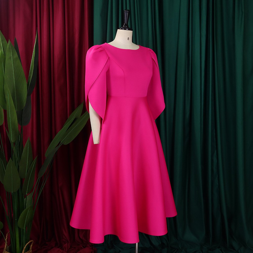 New women's clothing ladies party evening dresses temperament elegant fashion banquet skirt swing skirt african women dress