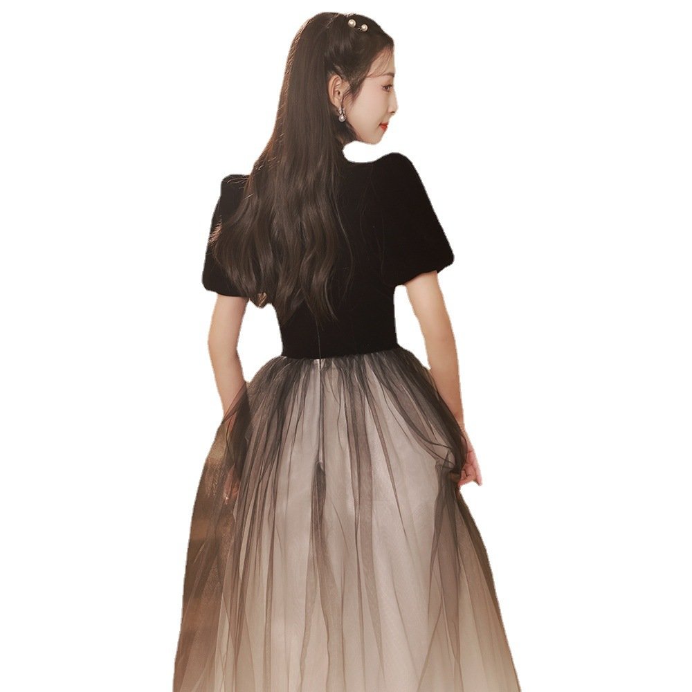 NNR Women Ladies Elegant prom Dresses Party Bead Evening Dress Black Casual Dress