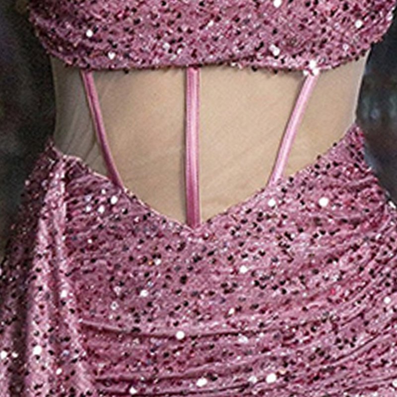 Off Shoulder Sexy Sequins Splicing Nightclub Dresses Strapless Cut Out Mesh Women Mini Club Bodycon Corset dresses
