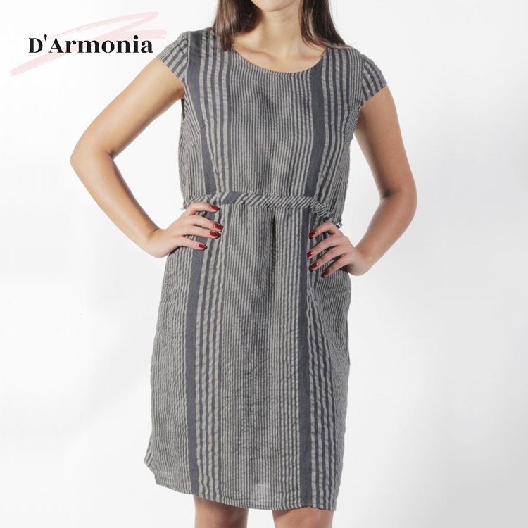 2024 New Explosion Short Sleeve Summer Beach O-neck Casual Dresses