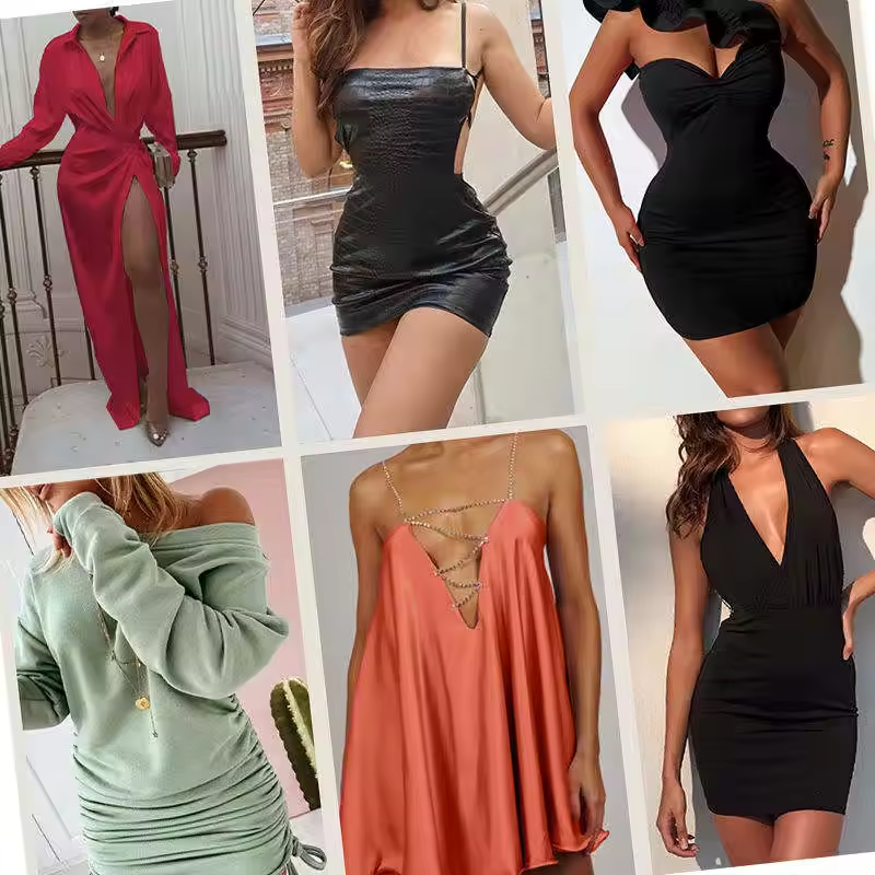 WO2024 Clearance Women's clothes wholesale casual dresses T-shirts mixed packaging random delivery stock clothing