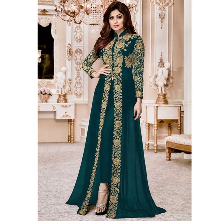 Floral Print Muslim Ethnic Ribbon V Neck Long Sleeve Maxi Dress Elegant Middle East Arabic Kaftan Dubai Abaya Even Hijab Dresses