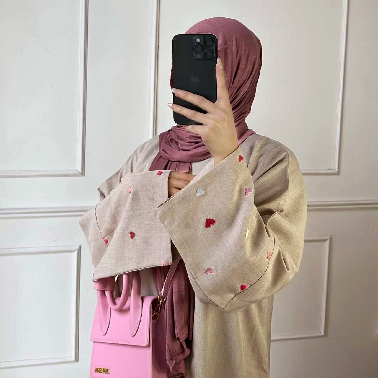 RUICHI Customized Islamic Clothing Women Kimono Cardigan Muslim Casual Dresses Linen Abaya