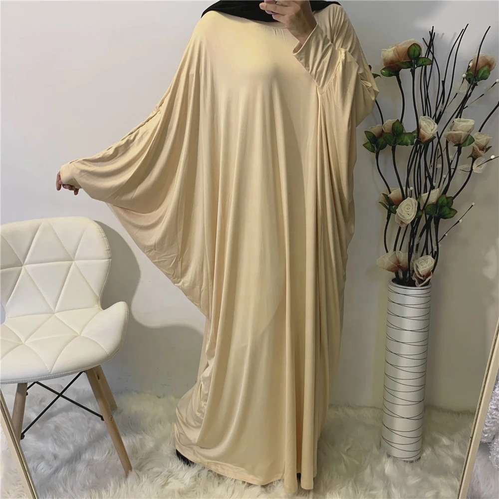 kaftan dubai abaya turkey long sleeve hijab dress turkish lslamic clothing muslim Women's Long Sleeve Solid Casual Dress 2023