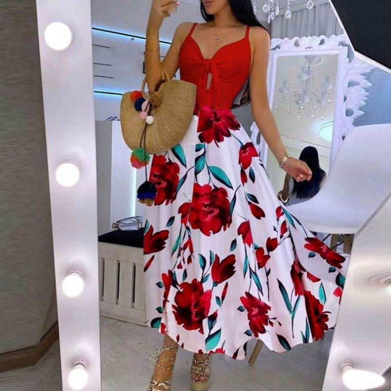 Apparel Wholesale New Strapless Infinity Dress Turkey Go Out V-neck Bow Dress Casual Dresses