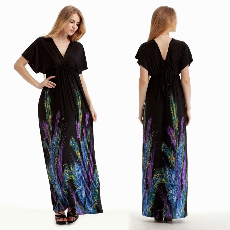 ladies dress vintage stylish casual dresses vestidos women elegant summer casual dresses