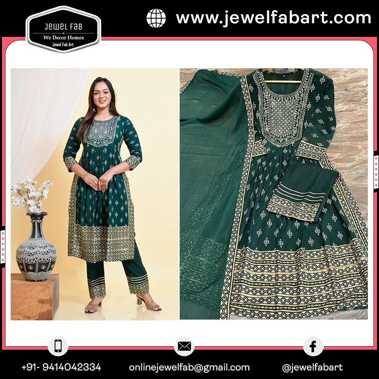 Fresh Stock Of Wedding Anniversary Wear Hand Worked Kurti Pant And Dupatta Buy Most Versatile Indian Wear Dress Clothes