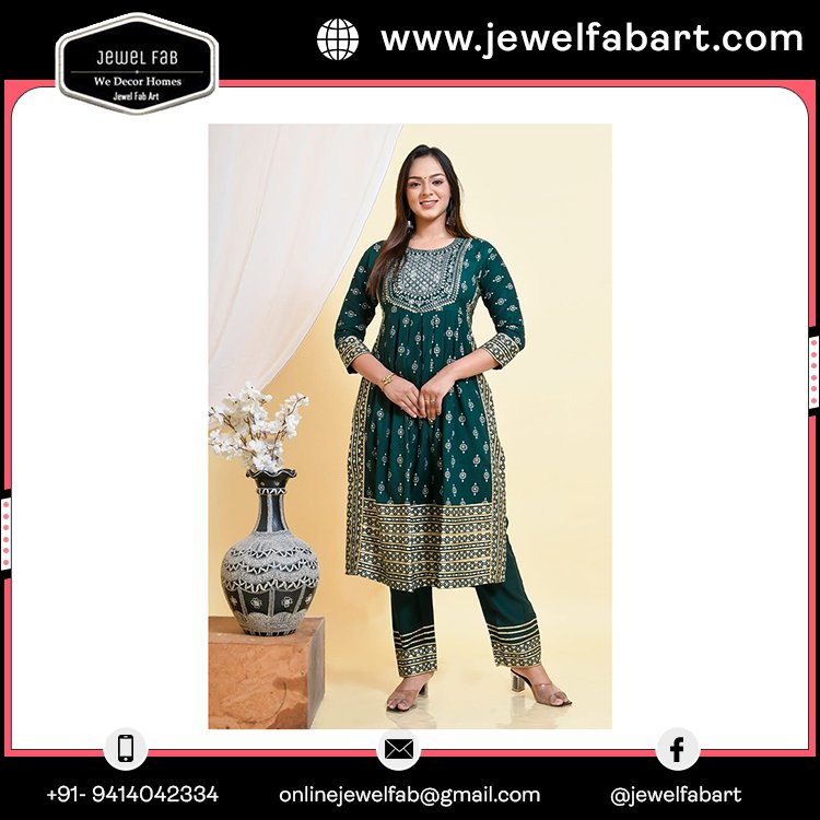 Fresh Stock Of Wedding Anniversary Wear Hand Worked Kurti Pant And Dupatta Buy Most Versatile Indian Wear Dress Clothes