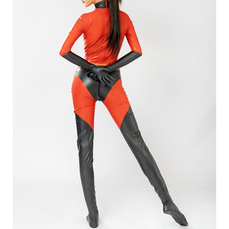 Hot Selling Latex Sexy Jumpsuits Women Dresses OEM Fancy Spandex Time Lead Support Feature Material Cosplay Factory Price