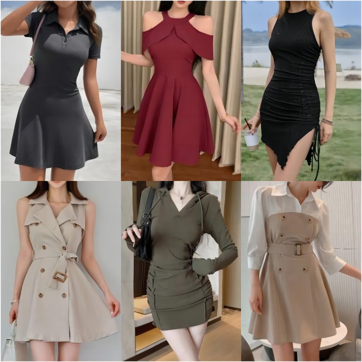 2024 Summer Short sleeved Dress stock Women's Casual Clothing Dress Random Shipment