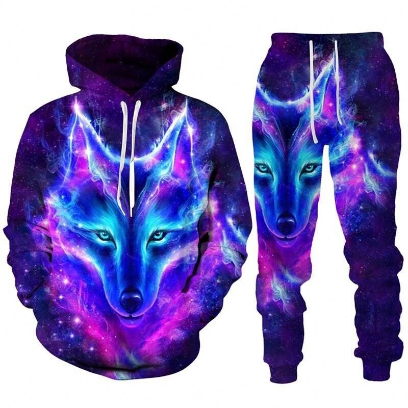 Athletic Workout Sweatsuit Plus Size Men's Custom Made Clothing Vendor Wholesale All Over Printing Sweat Suit