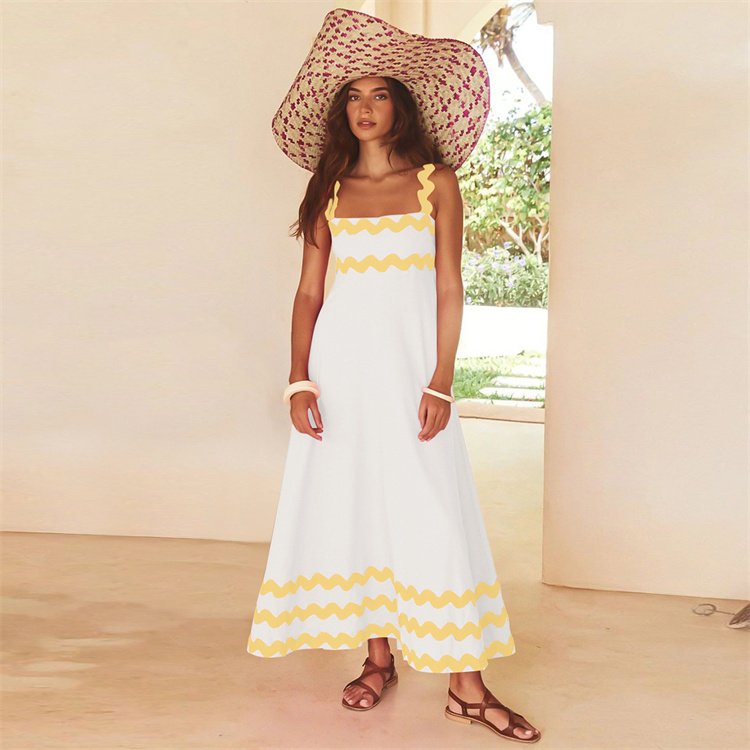Hot selling fashion women's clothing slimming down French skirts High-end camisole dressesHoliday dresses