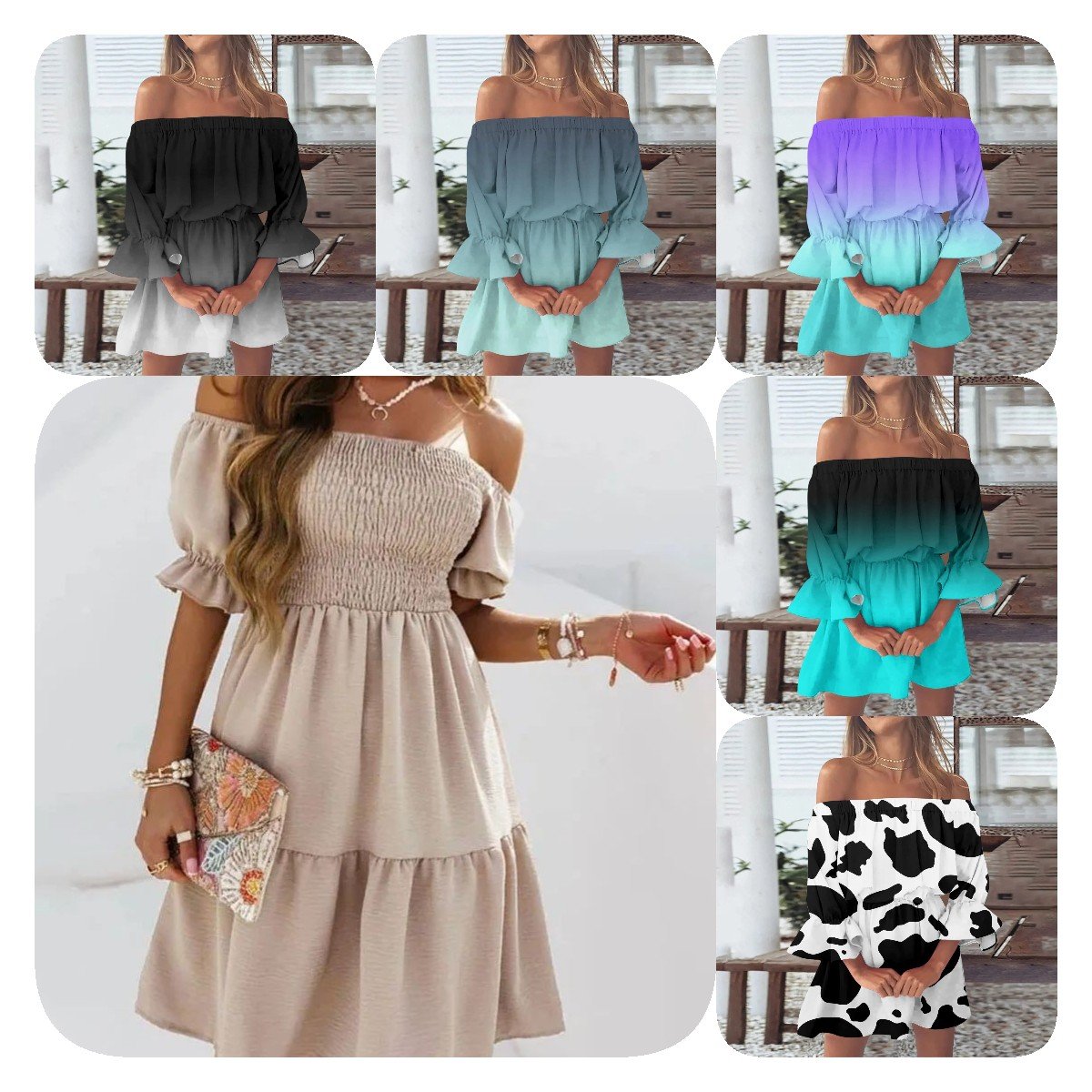 Clearance a variety of women's dresses pretty sister dress off size