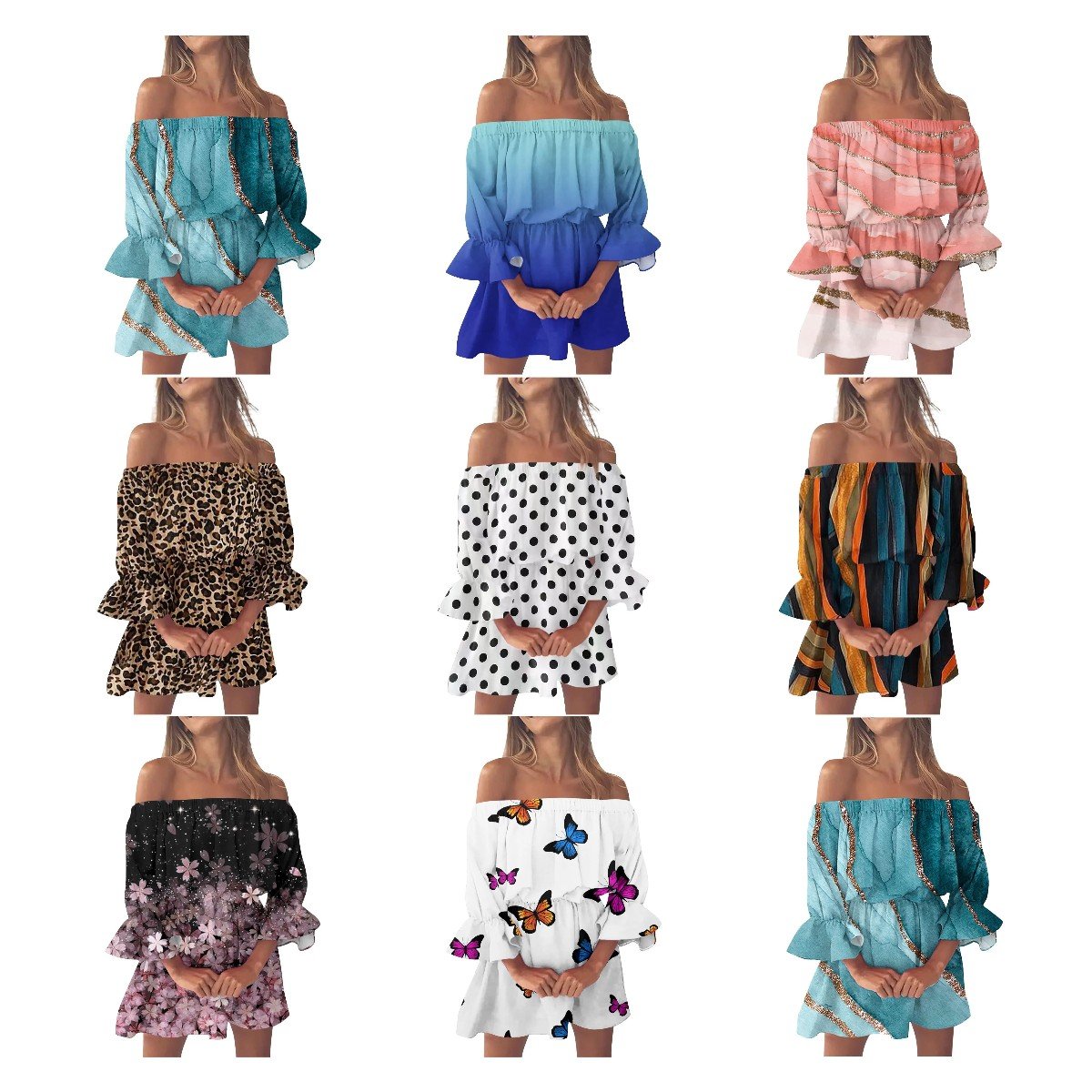 Clearance a variety of women's dresses pretty sister dress off size
