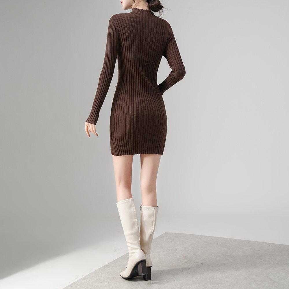 M.L.D.A New Design Sweater Women Sweater Dress Women Clothing Knitted Bodycon Dress dress for women