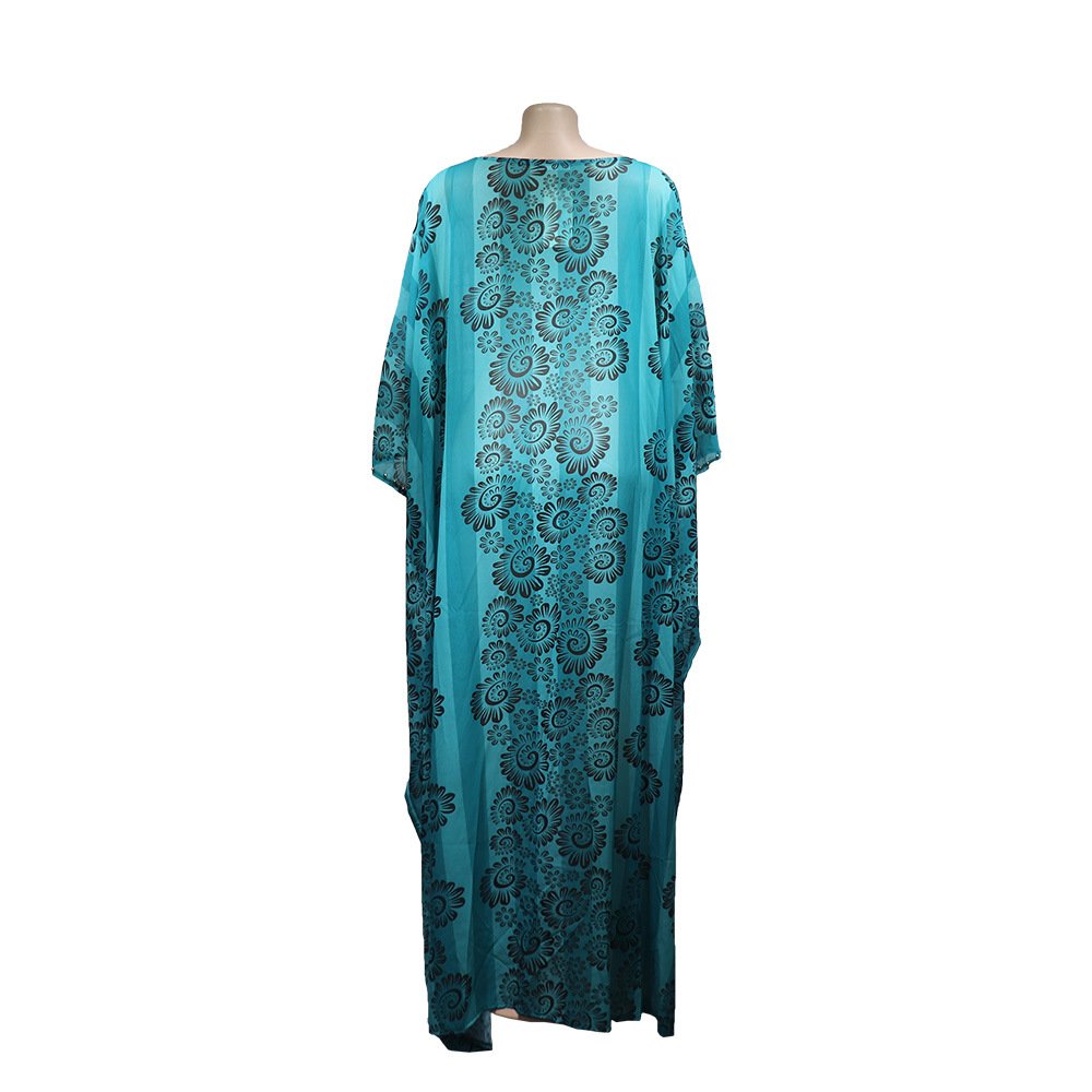 African dress batwing sleeve beading long dress rhinestone elegant style Africa dress