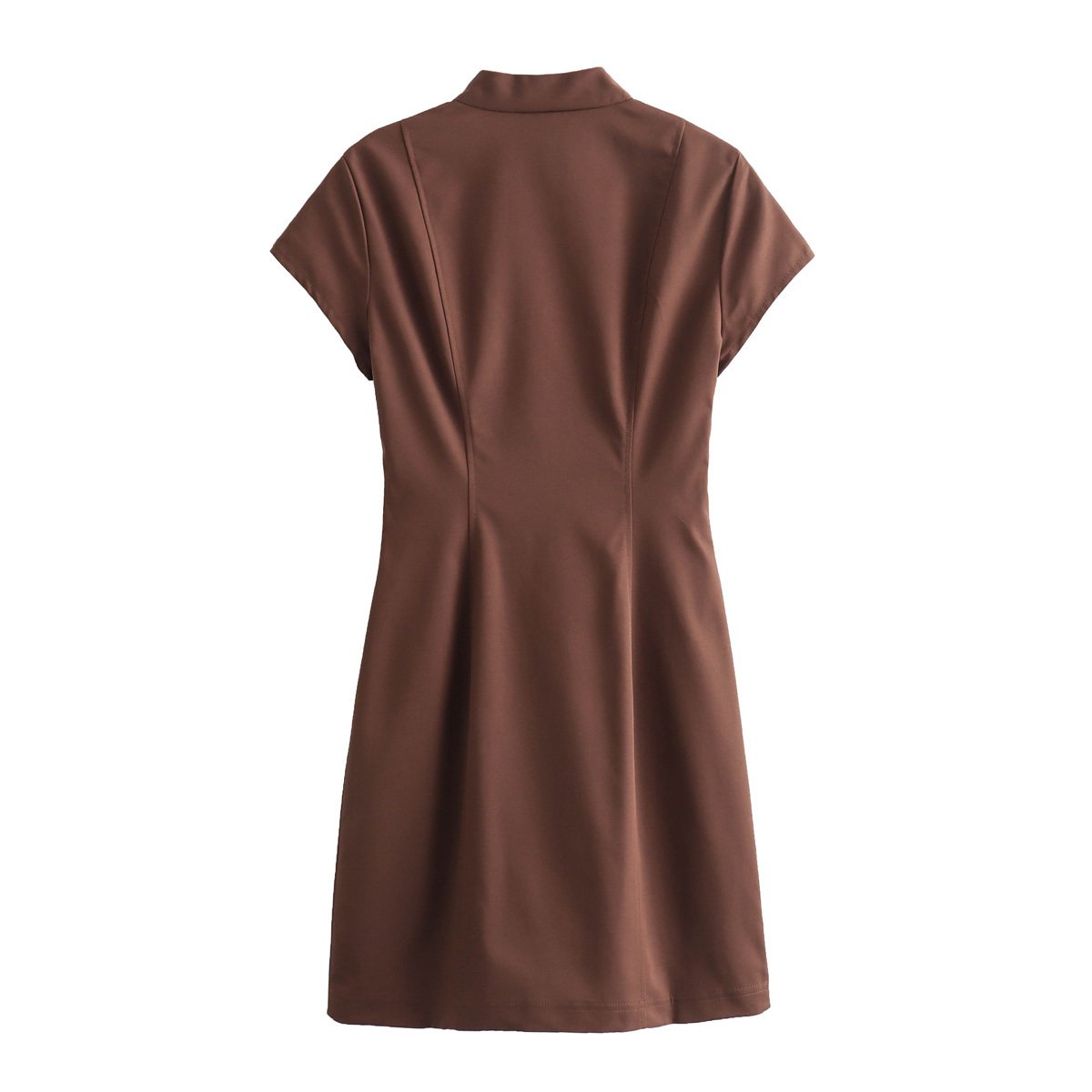 2024 Women's New Fashion Slim Short Dress Retro women's summer New style chic women Mujer