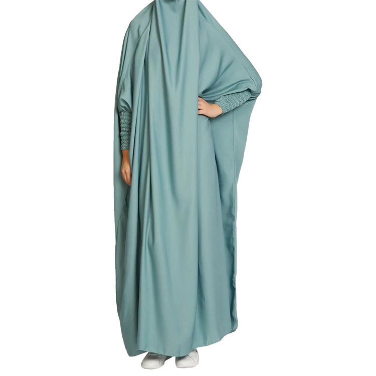 Hot Selling Islamic Polyester Dubai Prayer Abaya Fashionable Arab Casual Dress Hijab Muslim Women Jilbab