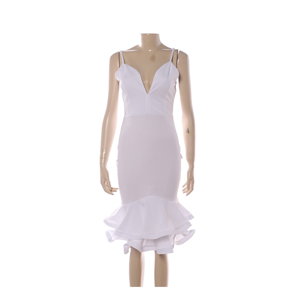 2022 new arrival OEM Custom Design summer Cheap Solid Dress Spaghetti Slip Slim fit bodycon Casual dresses women