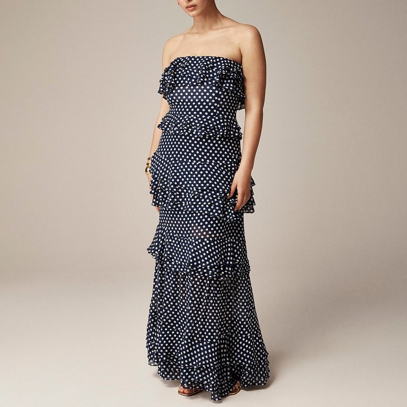 Clothing Manufacturers Custom Womens Clothes Ladies Casual Dress Lace Ruffle Side Split Girls' Sexy Dress
