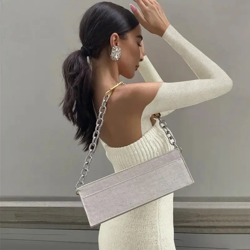 Knitted Off The Shoulder Hollow Out Solid Tassel Maxi Elegant Women Dress Ladies