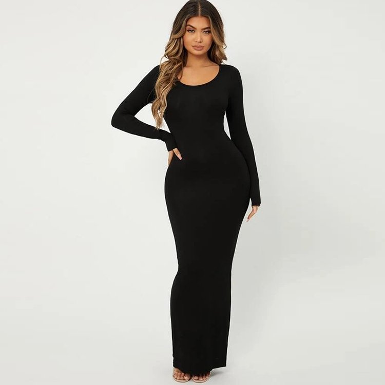 2022 Fashional Custom Dress Plus Size Dress Sexy Hollow Out Casual O-neck for Women Bodycon Summer Crew Neck Digital Printing