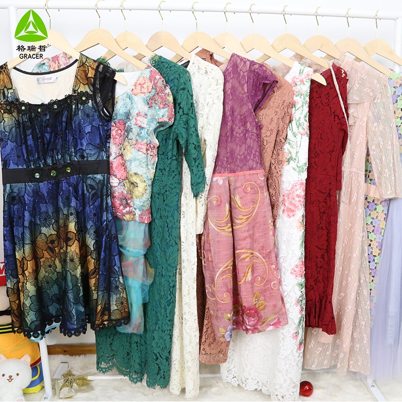 Casual Dresses Thrift Gown For Ladies Japan Used Clothing Bundle