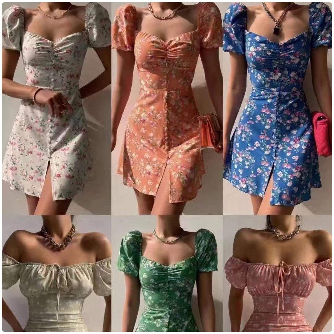 2022 Clearance Women's clothes wholesale casual dresses T-shirts mixed packaging random delivery stock clothing