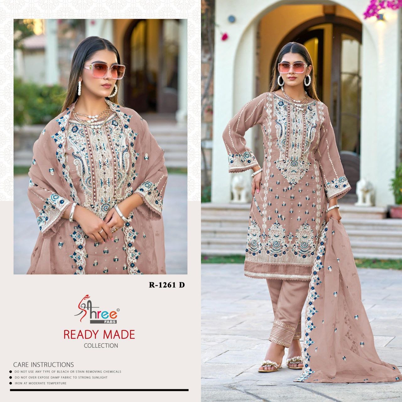 2024 Trendy Attire Organza Ready To Wear Fancy Work Pakistani Suit for Party Wear Occasion from Indian Supplier