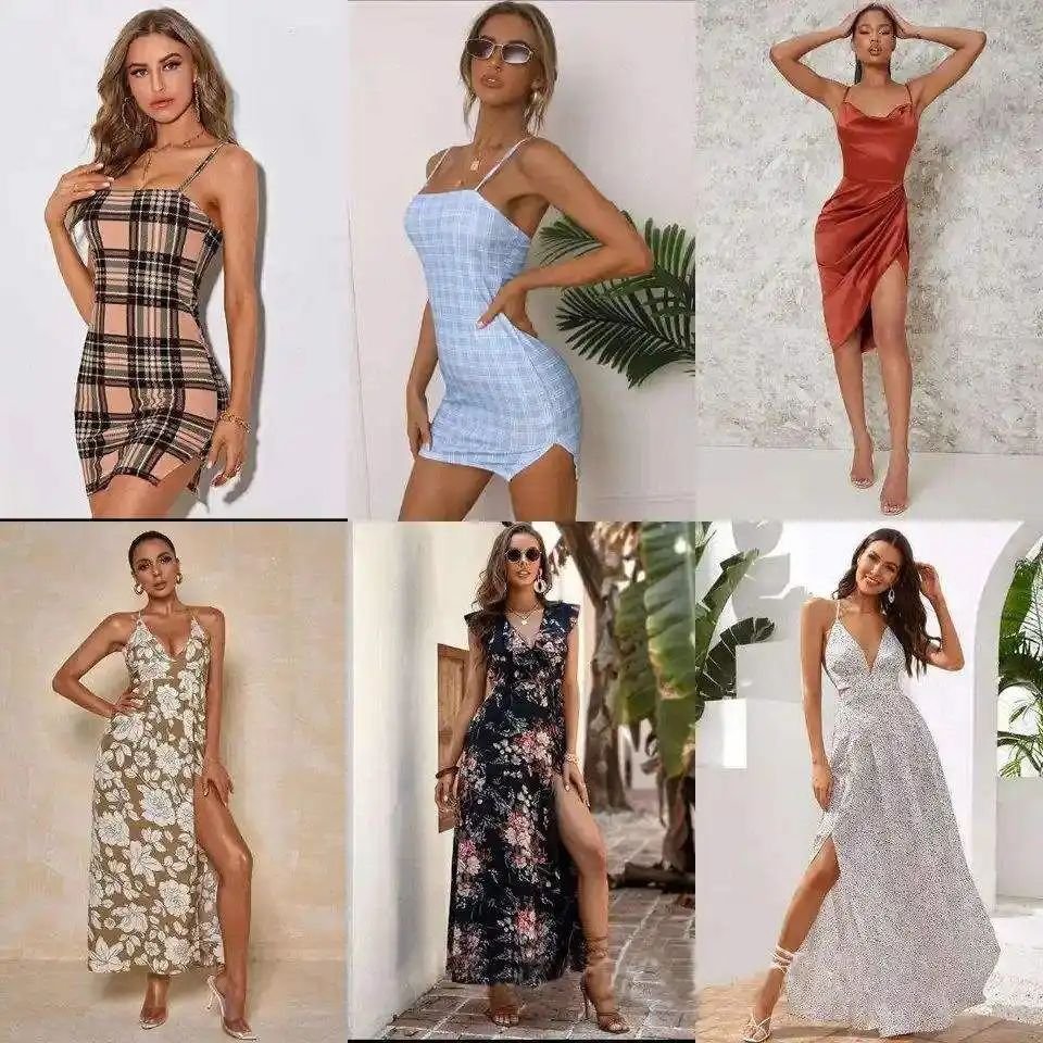 Wholesale womens 2023 for Supplier Brand New Tops Mix Assorted Dress Bulk Bales used Clothing Cut label stock clothing