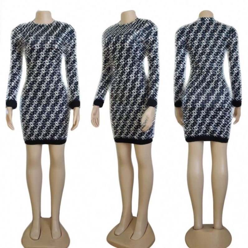 Fall 2024 High Quality Designer Brand Women's Clothing Mini Fashion Women Dresses