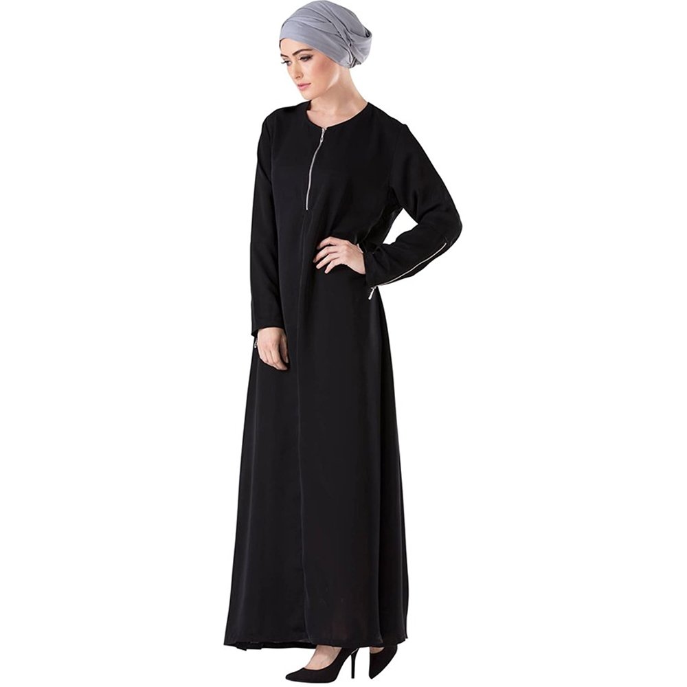 Fashionable Islamic Long Casual Summer African Caftan For Ladies Plus Size 2024 Spring Prayer Muslim Womens Dress